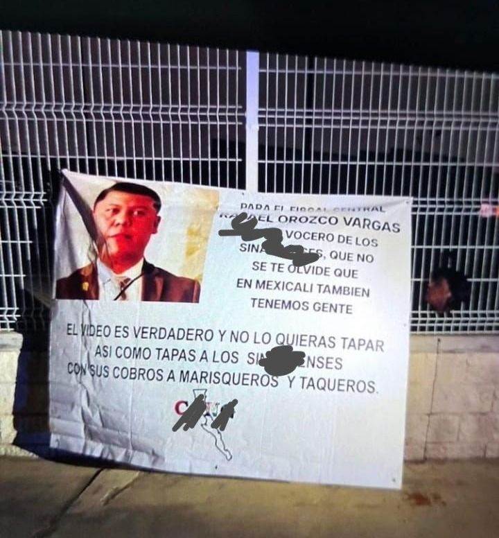 Amenazan con narcomanta y cabeza humana al Fiscal central en&nbsp;Tijuana