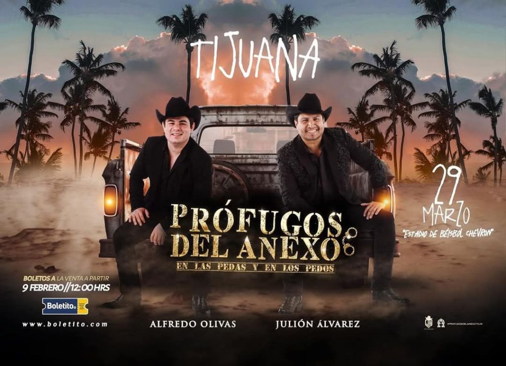 Prófugo del Anexo llega a Tijuana,¡ prepárense para una noche&nbsp;inolvidable!