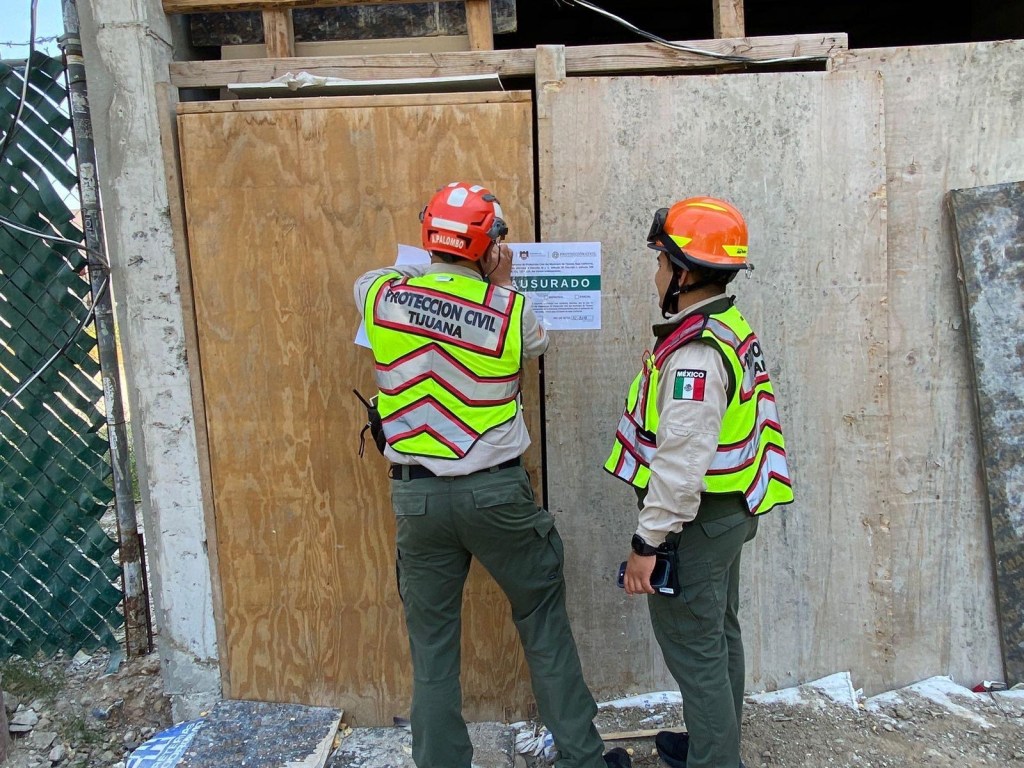 ATENCIÓN TIJUANA: CLAUSURAN OBRA POR FALTA DE&nbsp;SEGURIDAD
