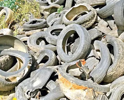 Plaga de llantas inunda a&nbsp;Tijuana