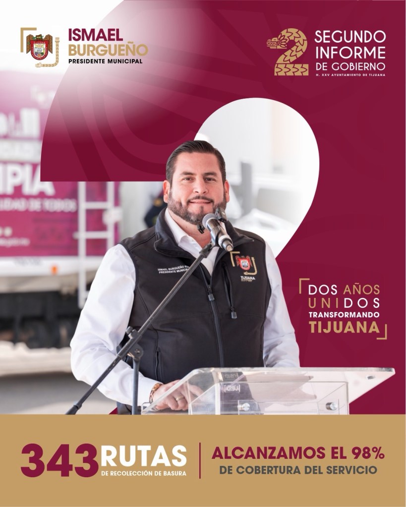Servicios Públicos de Tijuana registran una cobertura del 98% en recolección de&nbsp;basura.
